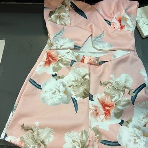 Floral romper fashion nova